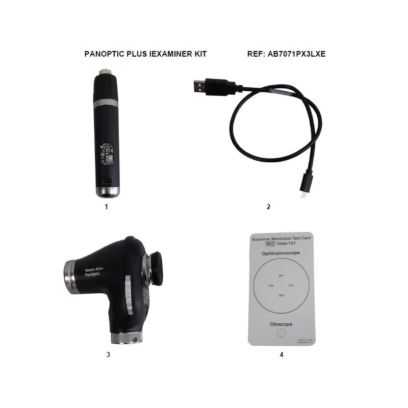 SET DE OFTALMOSCOPIO PANOPTIC LITIO