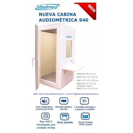 Cabina audiometria S40 Sibelmed Cabina audiometria S40 Sibelmed